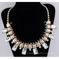 Fashion Alloy diamond acrylic 67.6g-400x200x38mm gold chain necklace Wholesale Necklace Jewelry 09120655